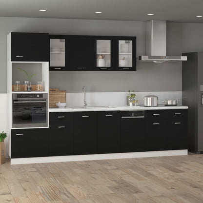 Mobile Inferiore Cassetto “Lyon” Nero 80x46x81,5 cm - homemem39