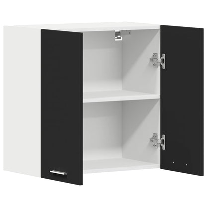 Mobile Pensile “Lyon” Nero 60x31x60 cm in Legno Multistrato - homemem39