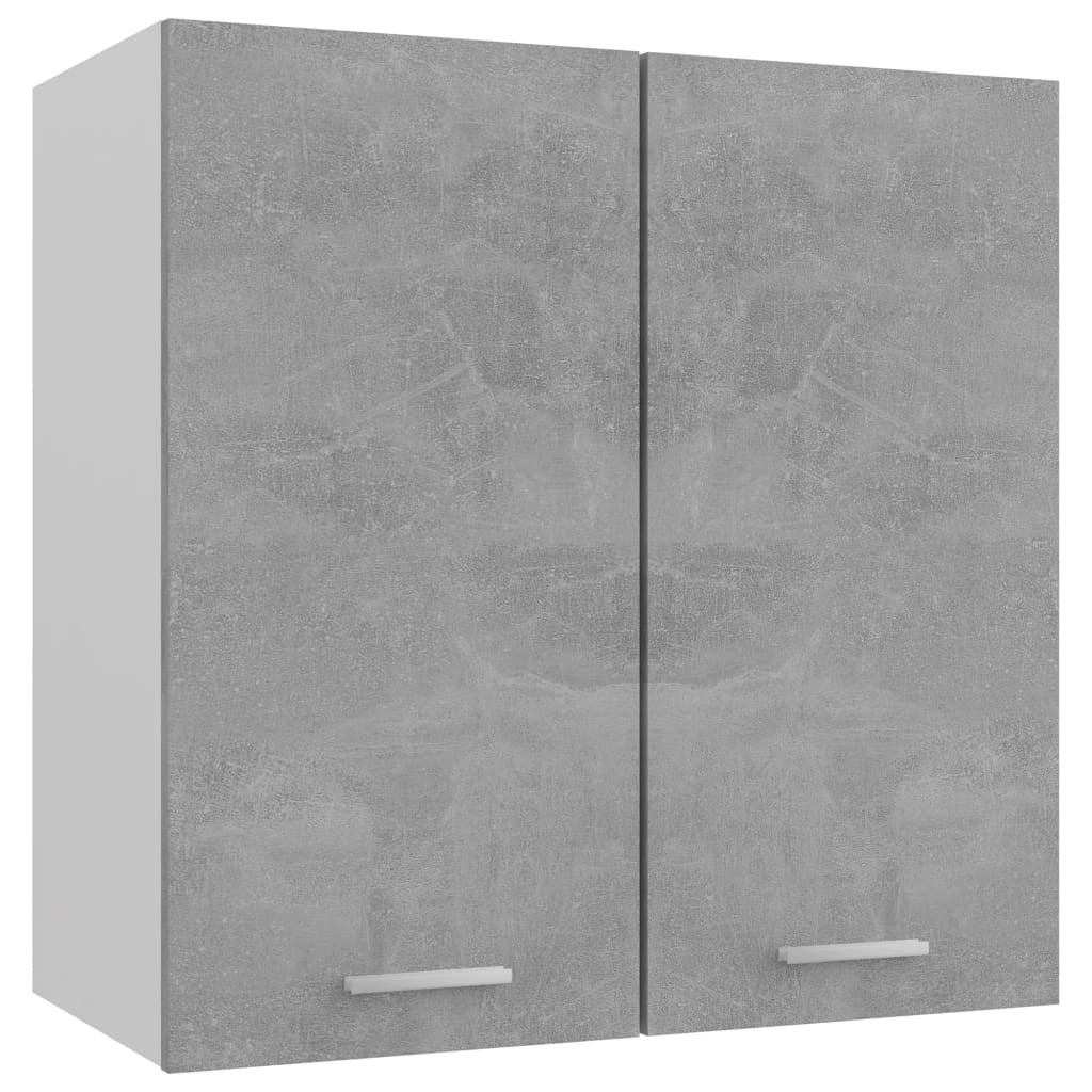 Mobile Pensile Grigio Cemento 60x31x60 cm in Legno Multistrato - homemem39