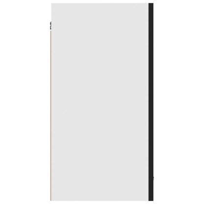 Mobile Pensile “Lyon” Nero 80x31x60 cm in Legno Multistrato - homemem39