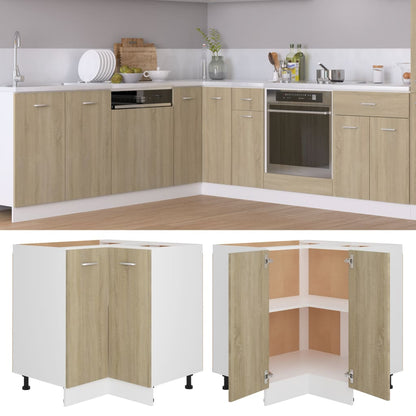 Mobile Angolare “Lyon” Rovere Sonoma 75,5x75,5x81,5 cm | homemem39