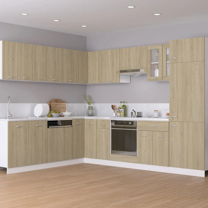 Mobile per Forno “Riga” Rovere Sonoma 60x46x81,5 cm - homemem39