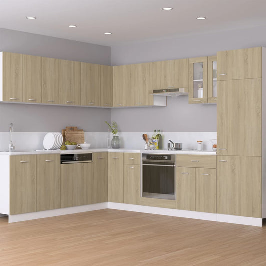 Mobile per Forno “Riga” Rovere Sonoma 60x46x81,5 cm - homemem39