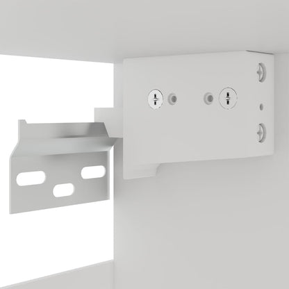 Armadio Sospeso con Vetro “Lyon” Bianco 40x31x60 cm - homemem39