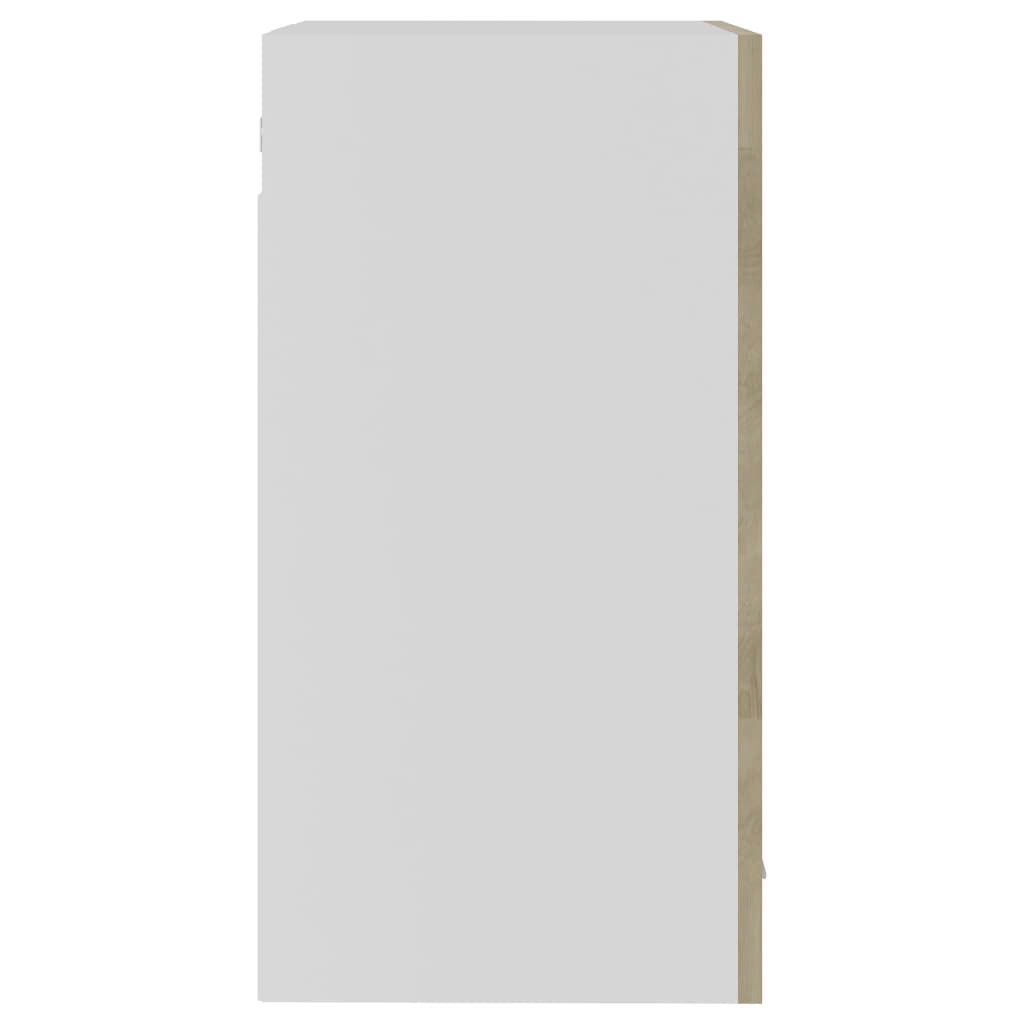Mobile Pensile con Vetro “Lyon” Rovere Sonoma 40x31x60 cm | homemem39