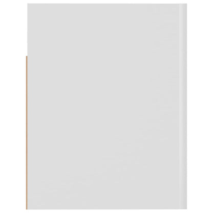 Mobile Pensile “Lyon” Bianco Lucido 60x31x40 cm - homemem39