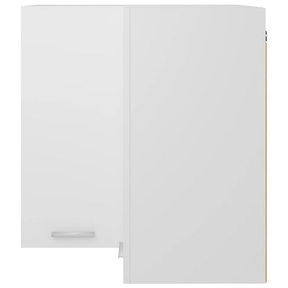 Pensile Angolare “Lyon” Bianco 57x57x60 cm - homemem39