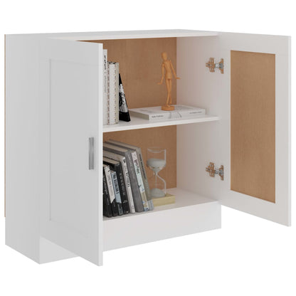 Libreria Bianca 82,5x30,5x80 cm in Legno Multistrato | homemem39