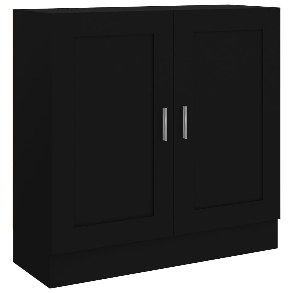 Libreria Nera 82,5x30,5x80 cm in Legno Multistrato | homemem39