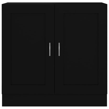 Libreria Nera 82,5x30,5x80 cm in Legno Multistrato | homemem39