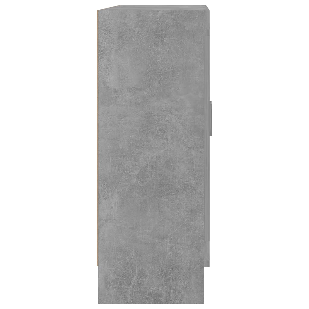 Libreria Grigio Cemento 82,5x30,5x80 cm in Legno Multistrato