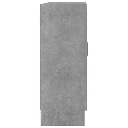 Libreria Grigio Cemento 82,5x30,5x80 cm in Legno Multistrato