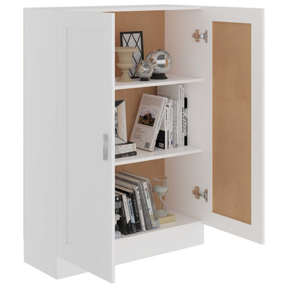 Libreria Bianca 82,5x30,5x115 cm in Legno Multistrato | homemem39