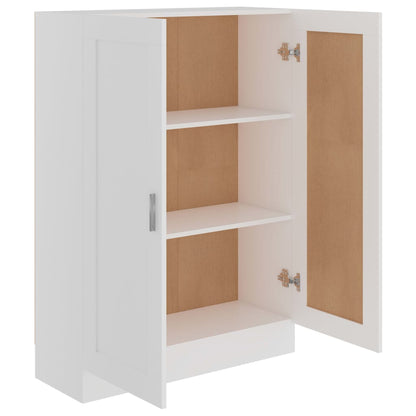 Libreria Bianca 82,5x30,5x115 cm in Legno Multistrato | homemem39