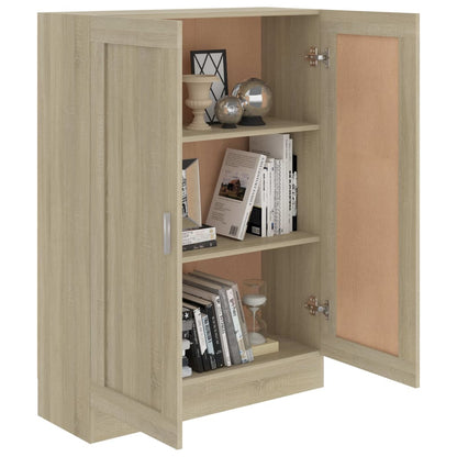 Libreria Rovere Sonoma 82,5x30,5x115 cm in Legno Multistrato | homemem39