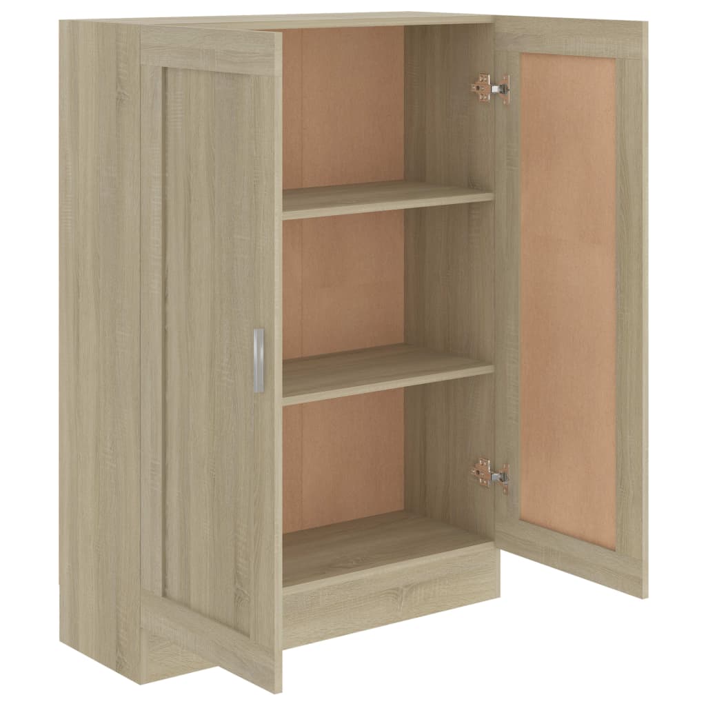 Libreria Rovere Sonoma 82,5x30,5x115 cm in Legno Multistrato | homemem39