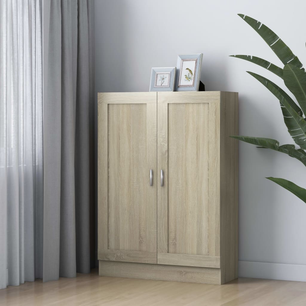 Libreria Rovere Sonoma 82,5x30,5x115 cm in Legno Multistrato | homemem39