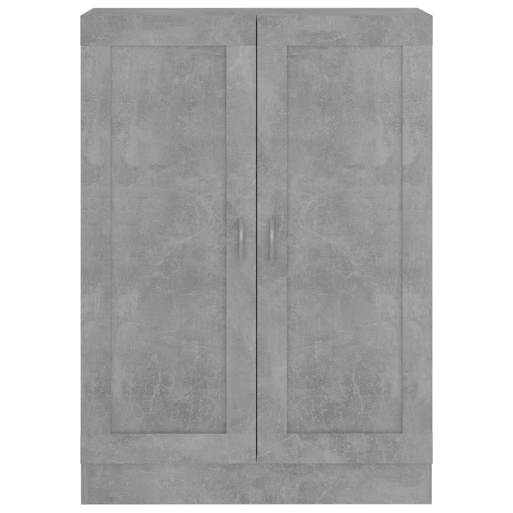 Libreria Grigio Cemento 82,5x30,5x115 cm in Legno Multistrato | homemem39