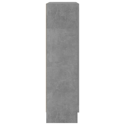 Libreria Grigio Cemento 82,5x30,5x115 cm in Legno Multistrato | homemem39