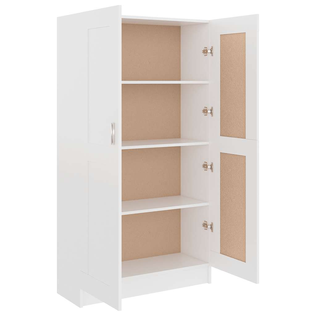 Libreria Bianca 82,5x30,5x150 cm in Legno Multistrato | homemem39
