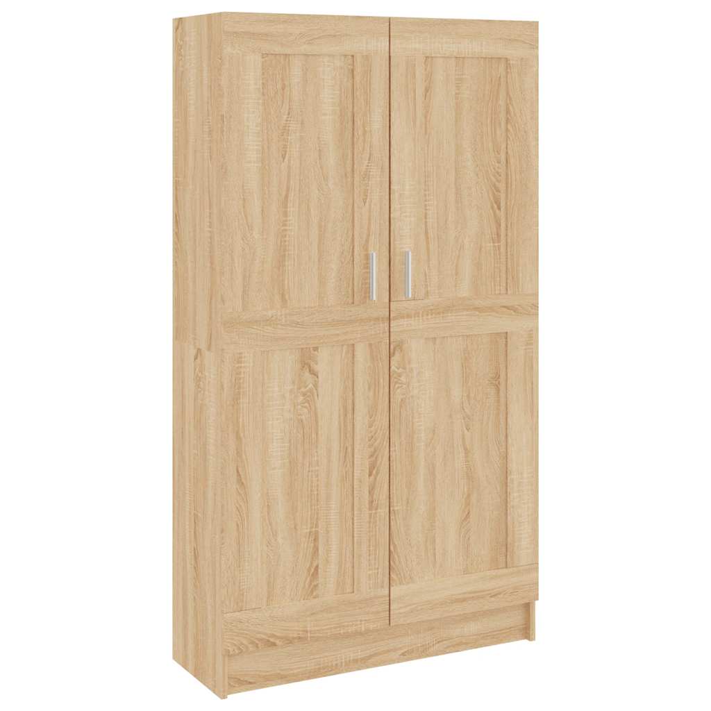 Libreria Rovere Sonoma 82,5x30,5x150 cm in Legno Multistrato | homemem39