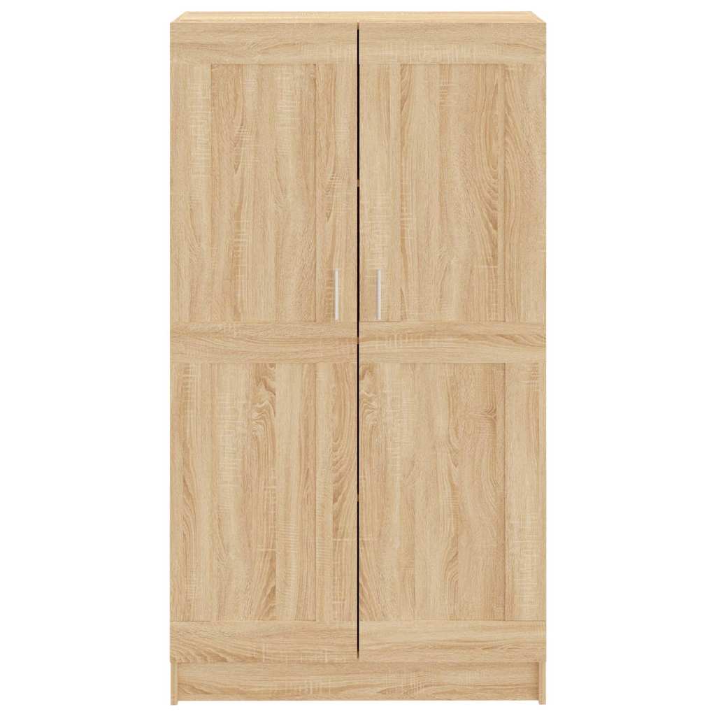 Libreria Rovere Sonoma 82,5x30,5x150 cm in Legno Multistrato | homemem39