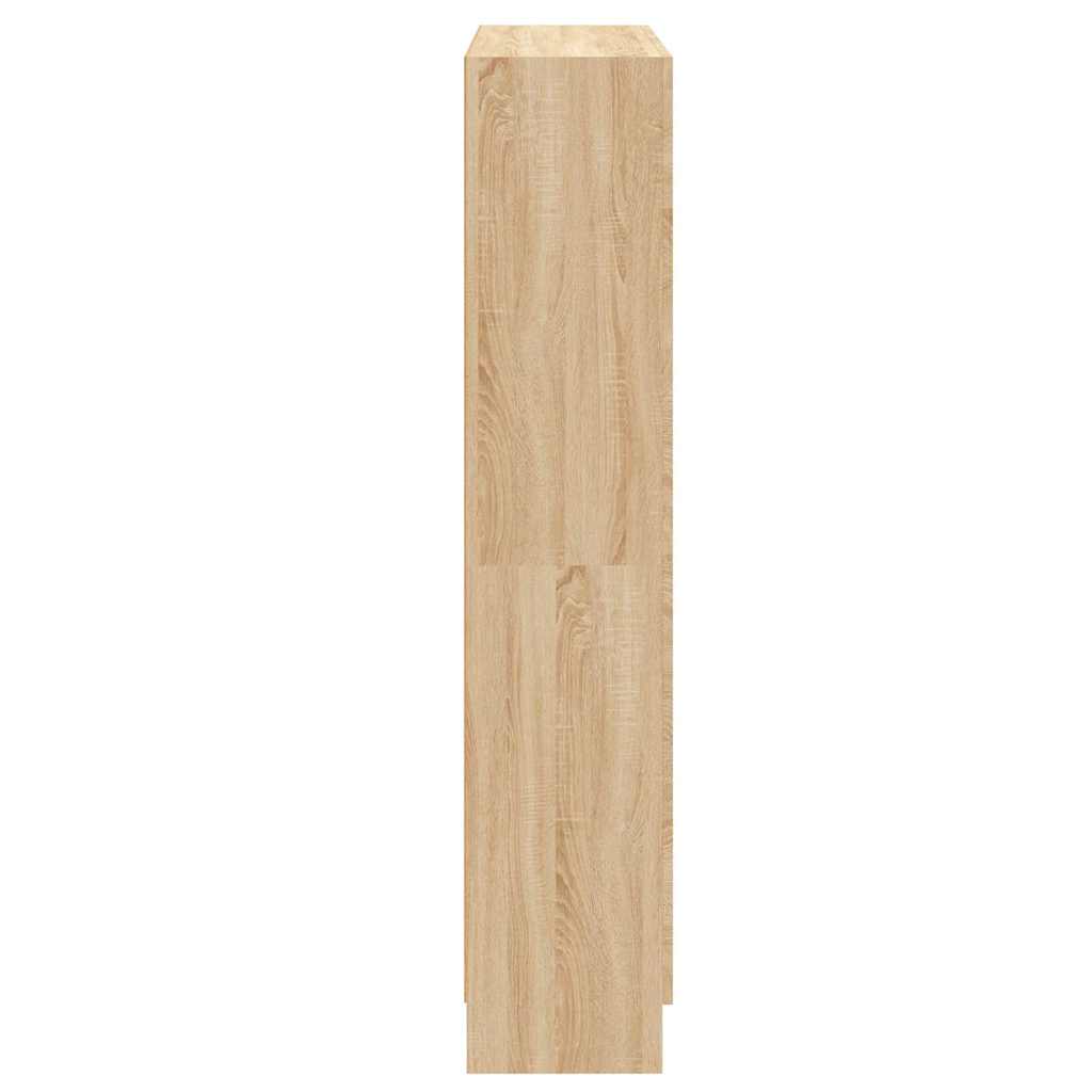 Libreria Rovere Sonoma 82,5x30,5x150 cm in Legno Multistrato | homemem39