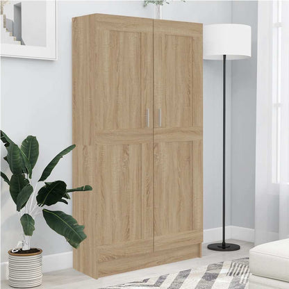 Libreria Rovere Sonoma 82,5x30,5x150 cm in Legno Multistrato | homemem39
