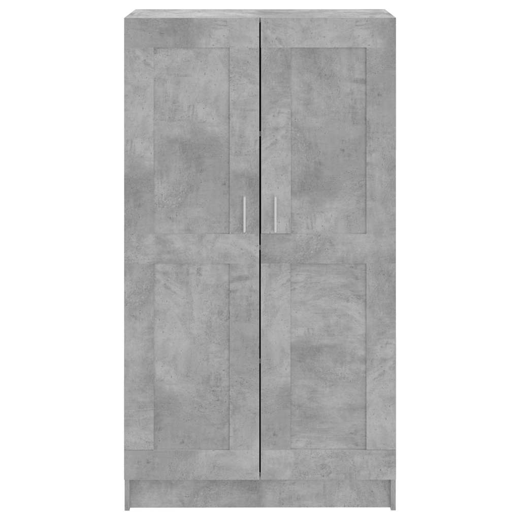 Libreria Grigio Cemento 82,5x30,5x150 cm in Legno Multistrato | homemem39