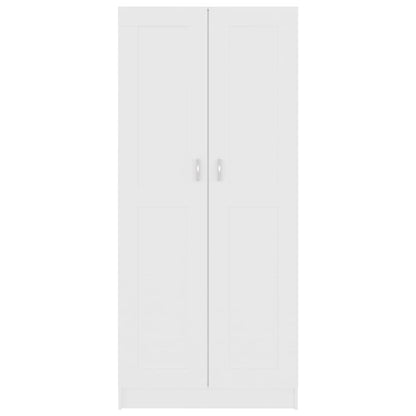 Libreria Bianca 82,5x30,5x185,5 cm in Legno Truciolato
