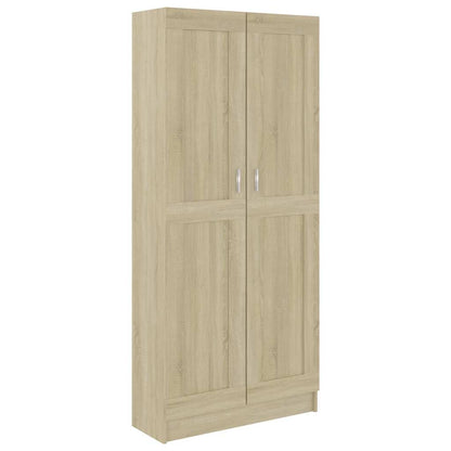 Libreria Rovere Sonoma 82,5x30,5x185,5 cm in Legno Multistrato | homemem39
