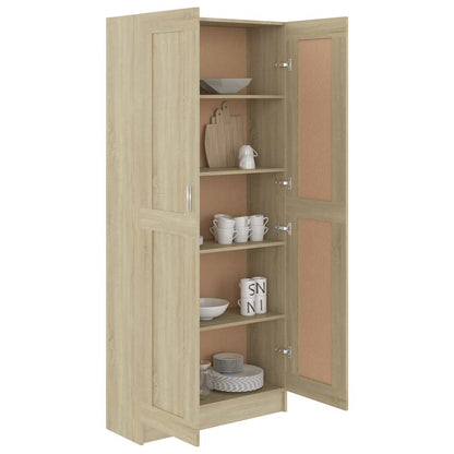 Libreria Rovere Sonoma 82,5x30,5x185,5 cm in Legno Multistrato - homemem39
