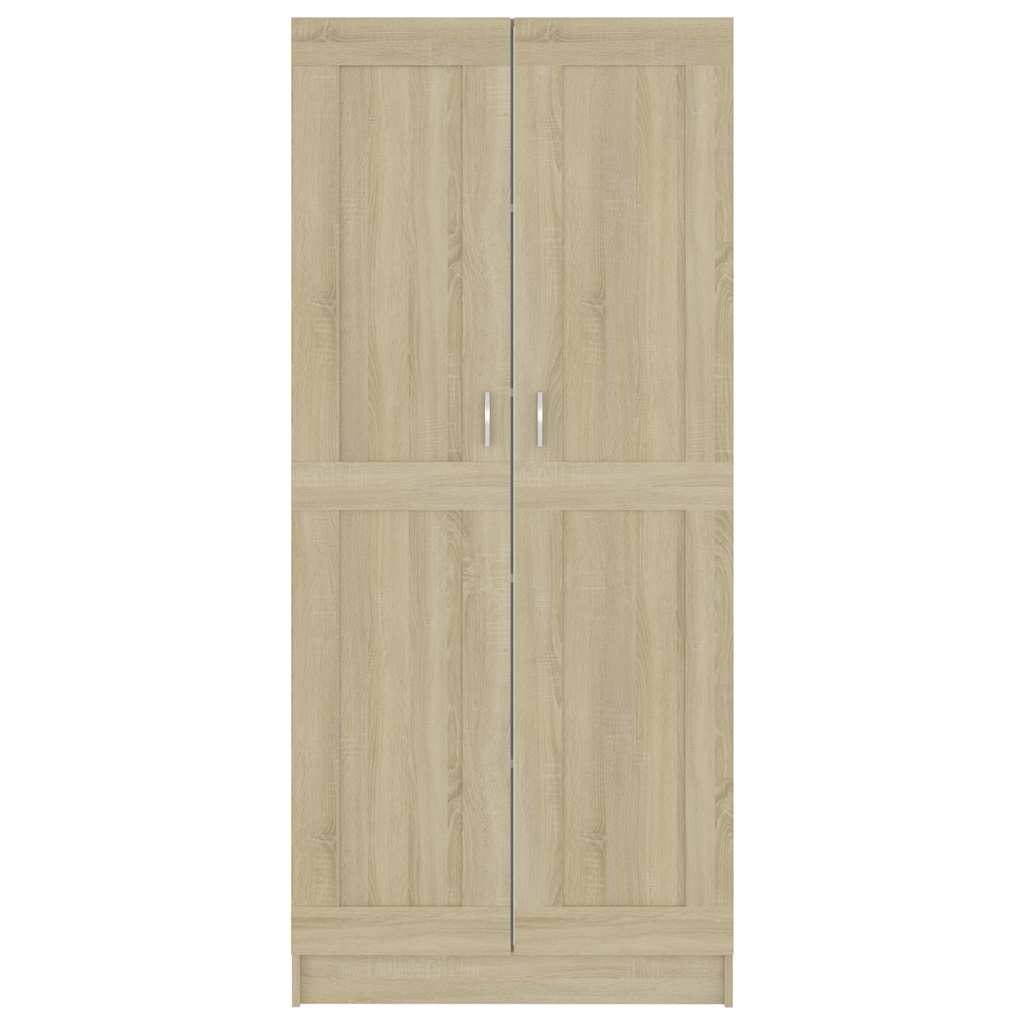 Libreria Rovere Sonoma 82,5x30,5x185,5 cm in Legno Multistrato | homemem39