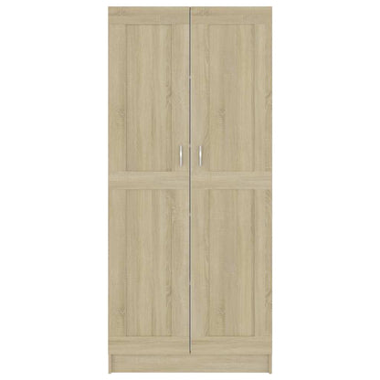 Libreria Rovere Sonoma 82,5x30,5x185,5 cm in Legno Multistrato | homemem39