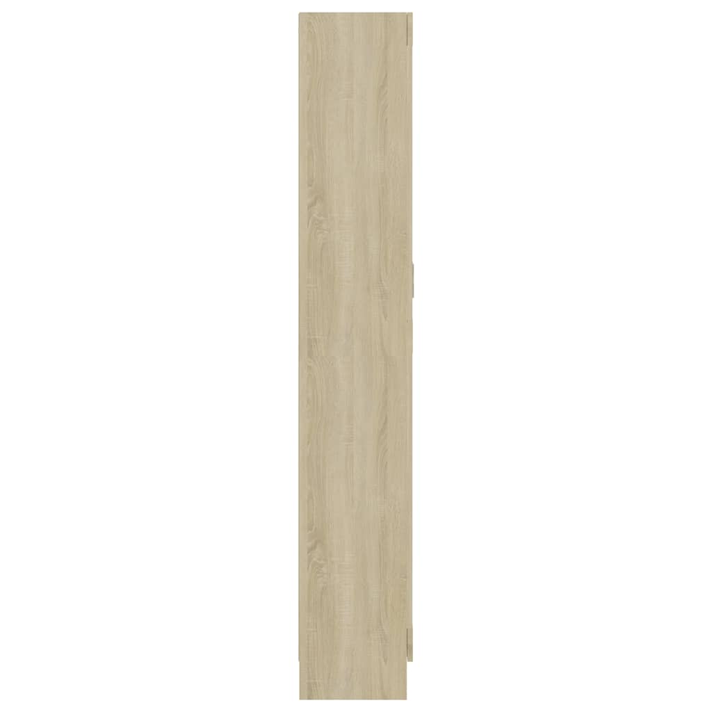 Libreria Rovere Sonoma 82,5x30,5x185,5 cm in Legno Multistrato - homemem39