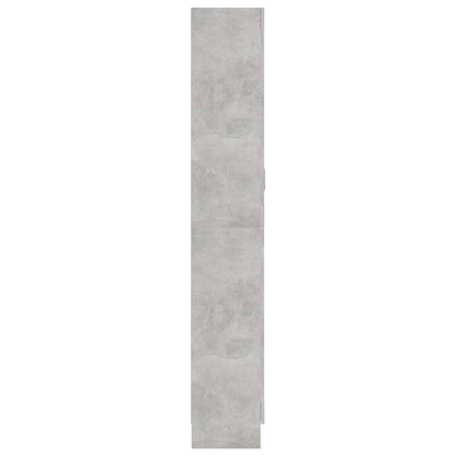 Libreria Grigio Cemento 82,5x30,5x185,5 cm in Legno Multistrato