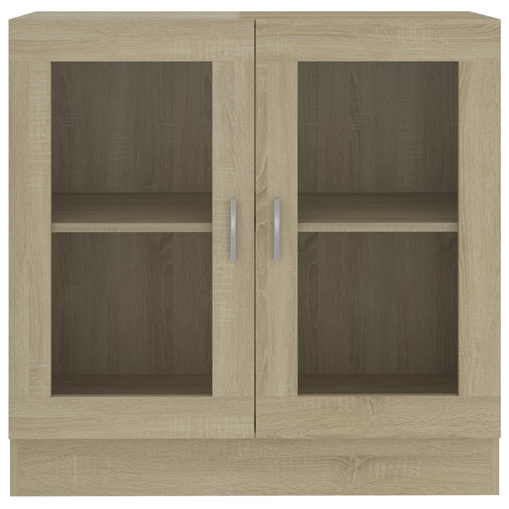 Vetrina Rovere Sonoma 82,5x30,5x80 cm in Legno Multistrato | homemem39