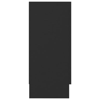 Credenza Nera 120x30,5x70 cm in Legno Multistrato - homemem39