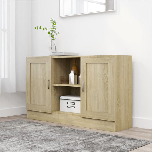 Credenza Rovere Sonoma 120x30,5x70 cm in Legno Multistrato - homemem39