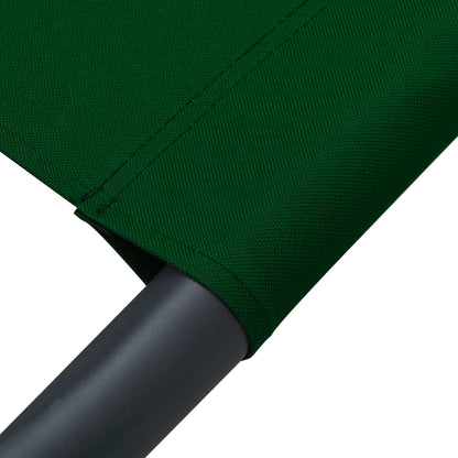 Lettino Prendisole con Baldacchino e Cuscini Verde - homemem39