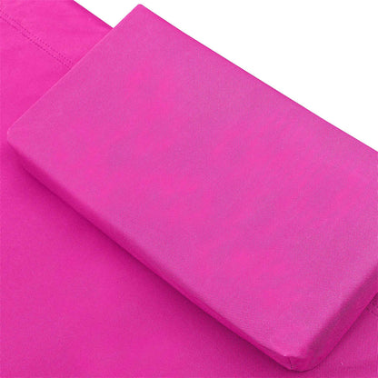 Lettino Prendisole in Tessuto Rosa - homemem39
