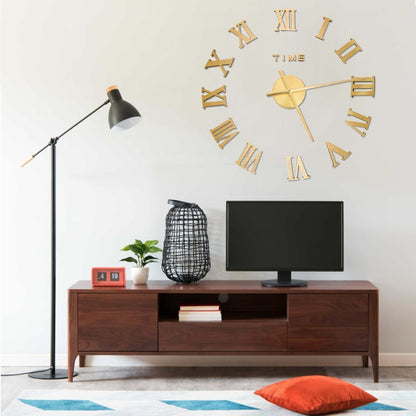 Orologio da Parete 3D Design Moderno Oro 100 cm XXL - homemem39