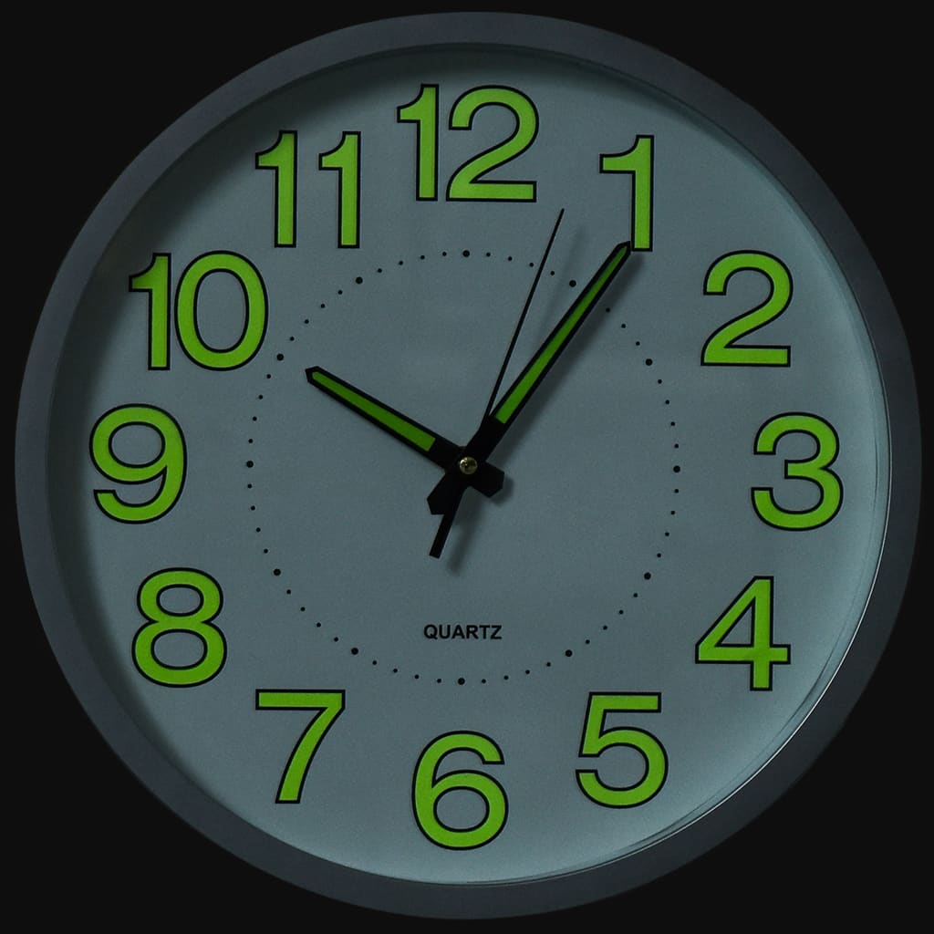 Orologio da Parete Luminoso Bianco 30 cm - homemem39
