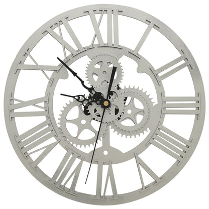 Orologio da Parete Argento 30 cm Acrilico - homemem39