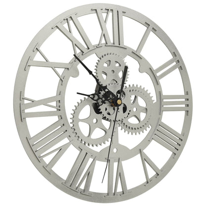 Orologio da Parete Argento 30 cm Acrilico - homemem39