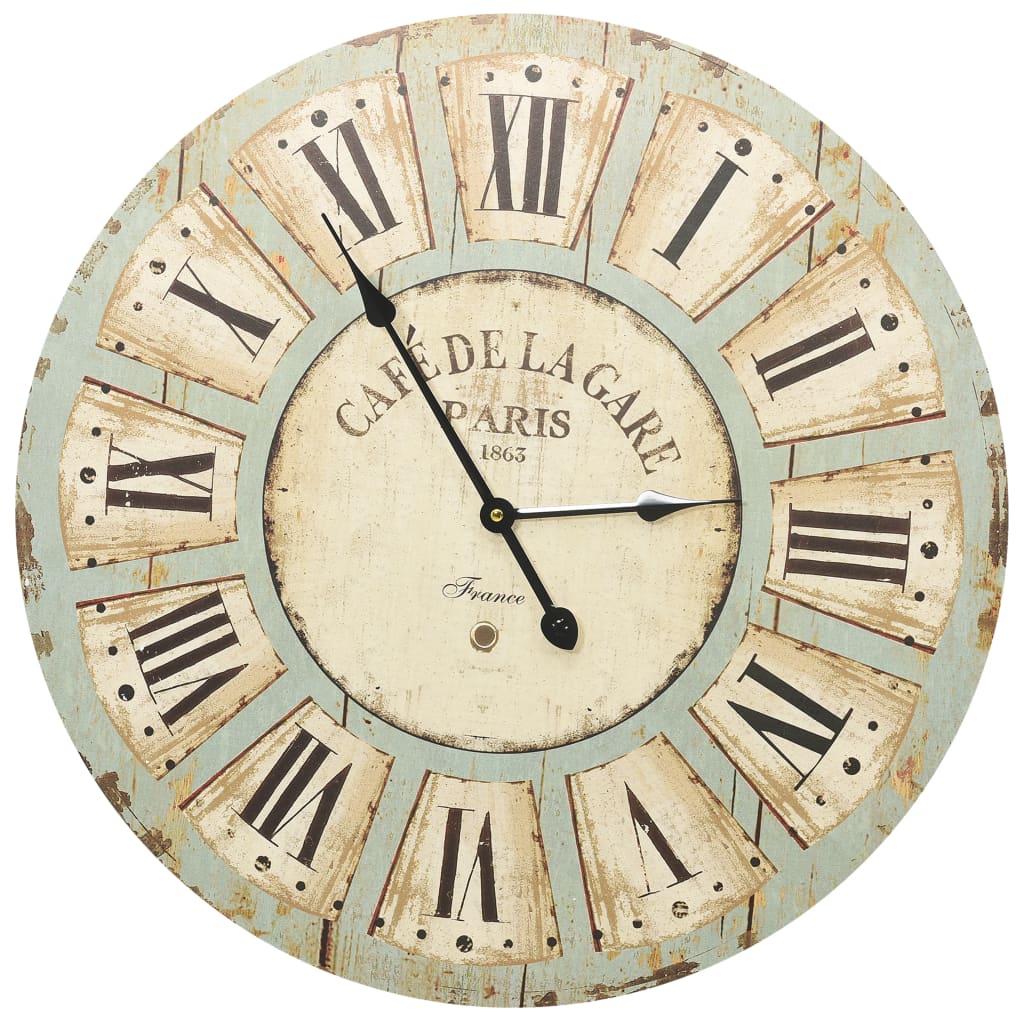 Orologio da Parete Multicolore 60 cm in MDF | homemem39