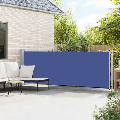 Tenda Laterale Retrattile per Patio 140x600 cm Blu | homemem39