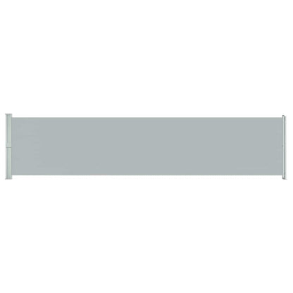 Tenda Laterale Retrattile per Patio 140x600 cm Grigio - homemem39