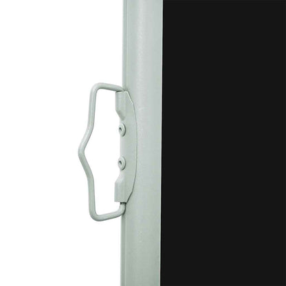Tenda Laterale Retrattile per Patio 600x160 cm Nera - homemem39