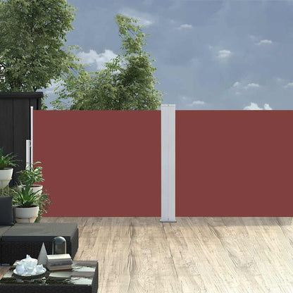Tenda Laterale Retrattile per Patio 140x1200 cm Marrone - homemem39